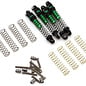 Injora TLHTSCX30-87  Treal Hobby Axial SCX30 29mm Aluminum Extended Threaded Shocks (Green) (4)