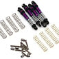 Injora TLHTSCX30-88  Treal Hobby Axial SCX30 29mm Aluminum Extended Threaded Shocks (Purple) (4)