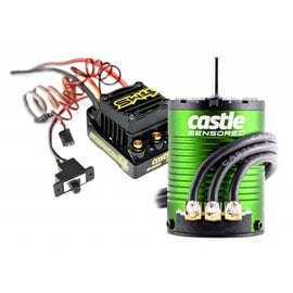 Castle Creations CSE010-0164-05 Sidewinder 4 ESC with 3800Kv Sensored Motor Combo