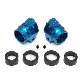 Team Associated ASC91548  Blue FT Aluminum Rear Hubs for DR10 SC10 Reflex DB10 & Trophy Rat