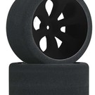 JACO JAC2055LP Muddboss Tires On Black Narrow Offset Wheels (2)