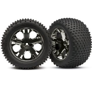 Traxxas 3770A Alias tires, All Star black chrome wheelsC RR ( 2)