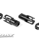 Xray XRA305137  Solid Axle Driveshaft Adapter - HUDY Spring Steel (2)