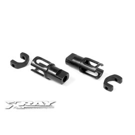 Xray XRA305137  Solid Axle Driveshaft Adapter - HUDY Spring Steel (2)