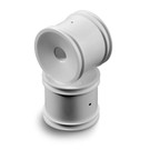 Xray XRA329912  Stadium Truck Wheel Aerodisk with 12mm Hex - White (2)