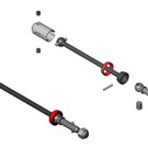 MIP MIP8123 C-CVD Kit Stampede XL-5/VXL, Rustler XL-5/VXL