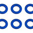 Team Associated ASC31381 Ballstud Washers, 5.5x0.5 mm, blue alum