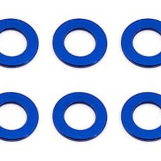 Team Associated ASC31381 Ballstud Washers, 5.5x0.5 mm, blue alum