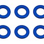 Team Associated ASC31381 Ballstud Washers, 5.5x0.5 mm, blue alum