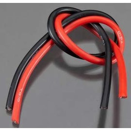 TQ Wire TQW1102 10 Gauge Super Flexible Wire - 1' ea. Black and Red