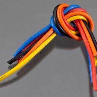 TQ Wire TQW1105 10 Gauge Super Flexible Wire - 1' ea. Black, Red, Blue, Yellow, Orange