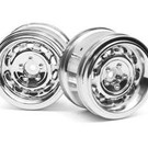 HPI HPI33473  Chrome Vintage Wheel CC Type 31mm (6mm Offset) (2) VTA