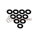 3-Racing 3RAC-WF305BK Black Aluminum M3 Flat Washer 0.5mm (10)