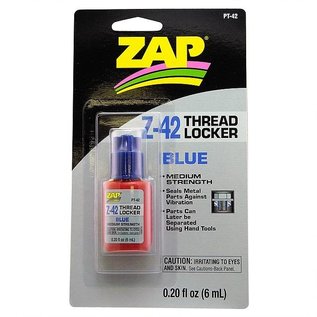 ZAP PAAPT-42  Zap Z-42 Blue Thread Locker 0.2oz Bottle