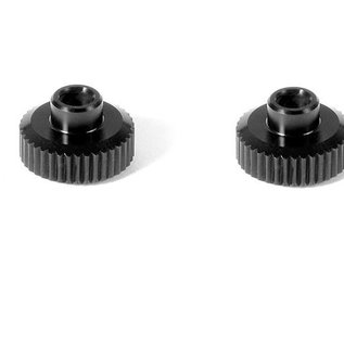 Xray XRA326160   XB2 & XT2  Aluminum Battery Holder Nut (2)