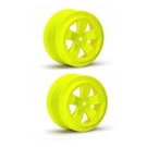Avid RC AV1101-Y  Yellow Sabertooth Losi-SCTE or 22SCT Short Course Wheel (2)