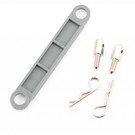 Traxxas TRA3727A  Grey Battery Hold-Down Plate: Rustler Bandit