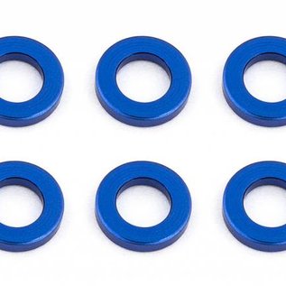 Team Associated ASC31382  Ballstud Washers(10) 5.5 x 1.0mm Blue Alum  TC7 F6  B6/D B6.1/D R5