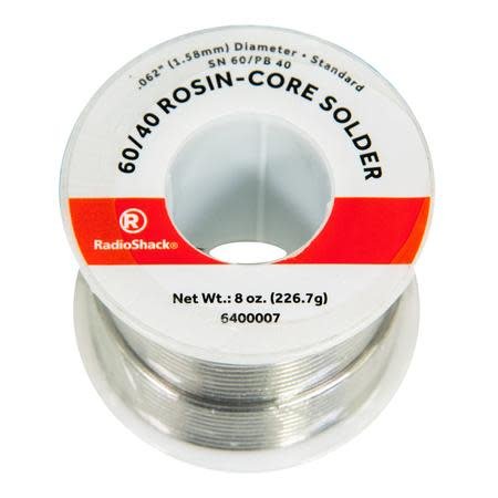 6400007 60/40 Rosin-Core Solder 0.062