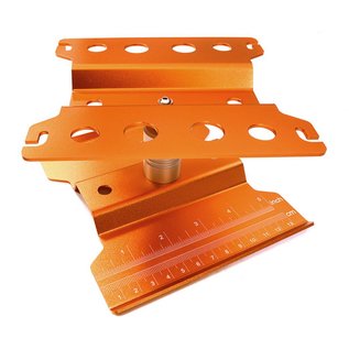 Integy C27025ORANGE Universal Car Stand Workstation for 1/10 Size (140x136x100mm)