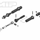 MIP MIP18140  X-Duty, CVD Drive Kit, Rear, 87mm to 112mm Stampede Rustler Rally Slash 4x4 Stamped 4X4