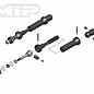 MIP MIP18140  X-Duty, CVD Drive Kit, Rear, 87mm to 112mm Stampede Rustler Rally Slash 4x4 Stamped 4X4