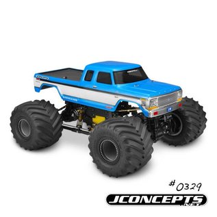 J Concepts JCO0329  1979 Ford F-250 SuperCab Monster Truck Body w/ Bumpers-7" Width & 12.75" Wheelbase