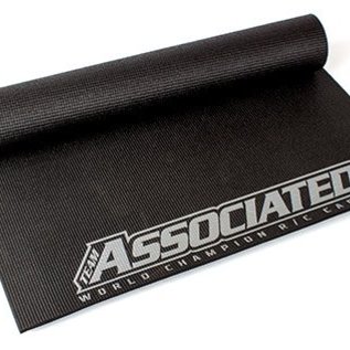 Team Associated ASCSP428  AE 2018 Pit Mat, black, silver lettering
