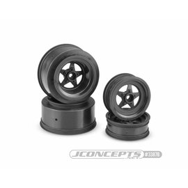 J Concepts JCO3387B  Black Started Street Eliminator Front & Rear Wheel Set (4)