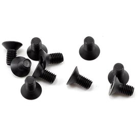 Yokomo YOKZC-F36A 3x6mm Flat Head Hex Screw (10)