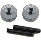 Exotek Racing EXO1191GM Twist Nuts For M3 Thread, Gun Metal