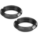 J Concepts JCO2491-2 Black Fin, 12mm Shock Collar B6.1 B64 SC6.1 T6.1 (2) 24912