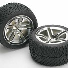 Traxxas TRA5573  Victory Tires on Twin-Spoke wheels (2)