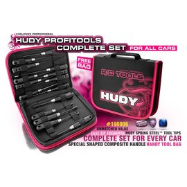 Hudy HUD190006  profiTOOLS Set of Tools + Carrying Bag - for All Cars