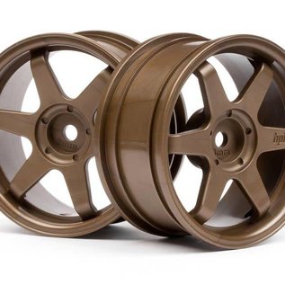 HPI HPI3843  26mm TE37 Touring Car Wheel (Bronze) (3mm Offset) (2)