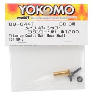 Yokomo YOKB8-644T  BD8 Titanium Coated Main Gear Shaft