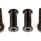 Team Associated ASC31798  Battery Lock Set, black aluminum, graphite TC7.2