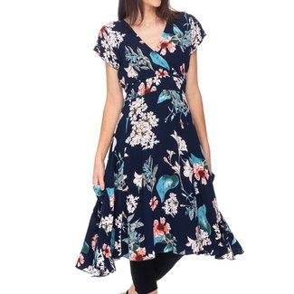 rayon swing dress