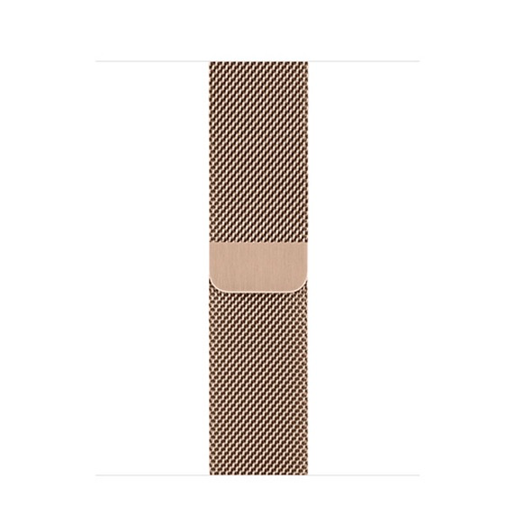 40mm gold milanese loop
