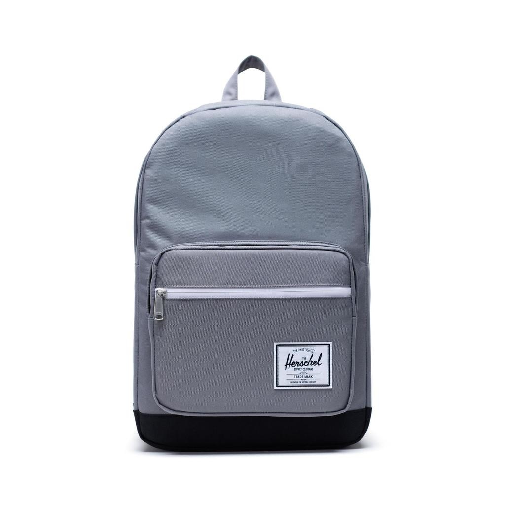 herschel backpack grey and black