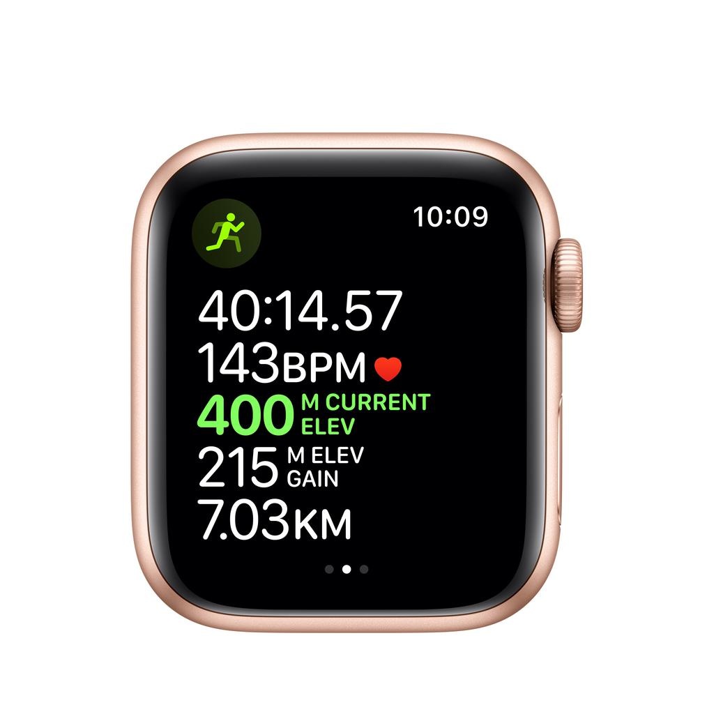apple watch series 4 gps with 40mm gold aluminium case & pink sand sport band