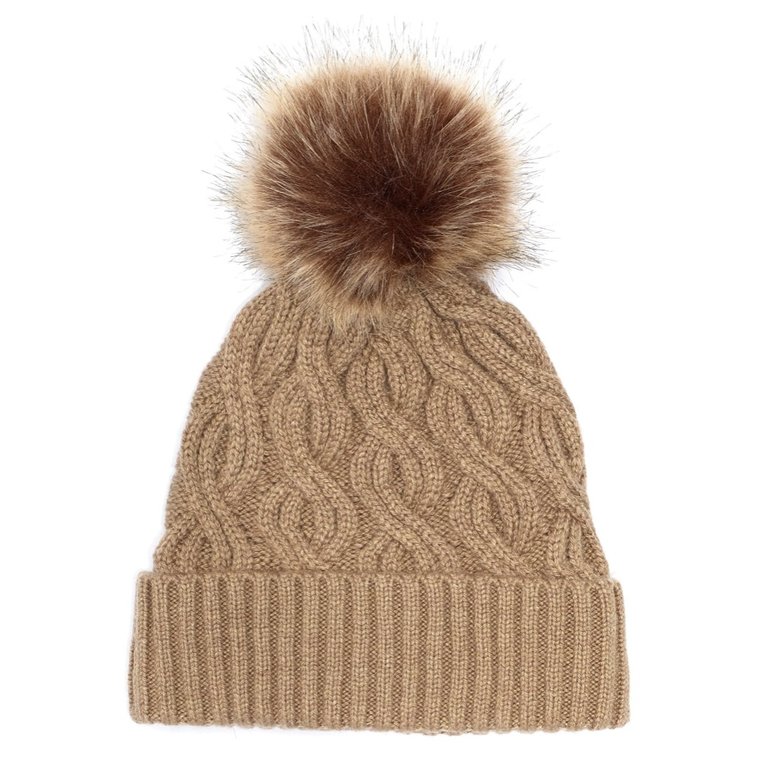 Wishbone cable pom hat