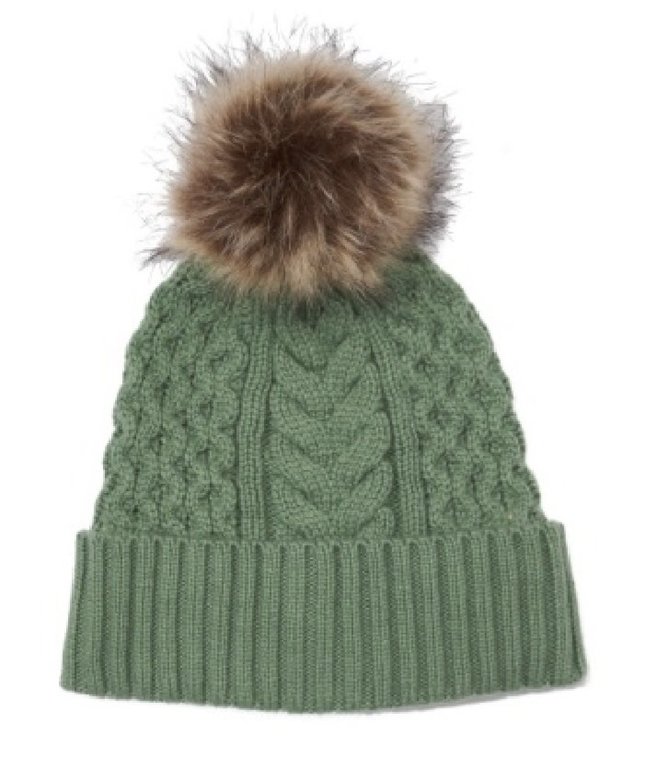 Wishbone cable pom hat