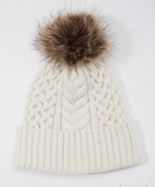 Wishbone cable pom hat