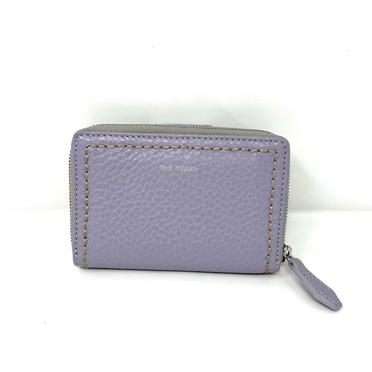 The Trend Italy Small pebbled wallet