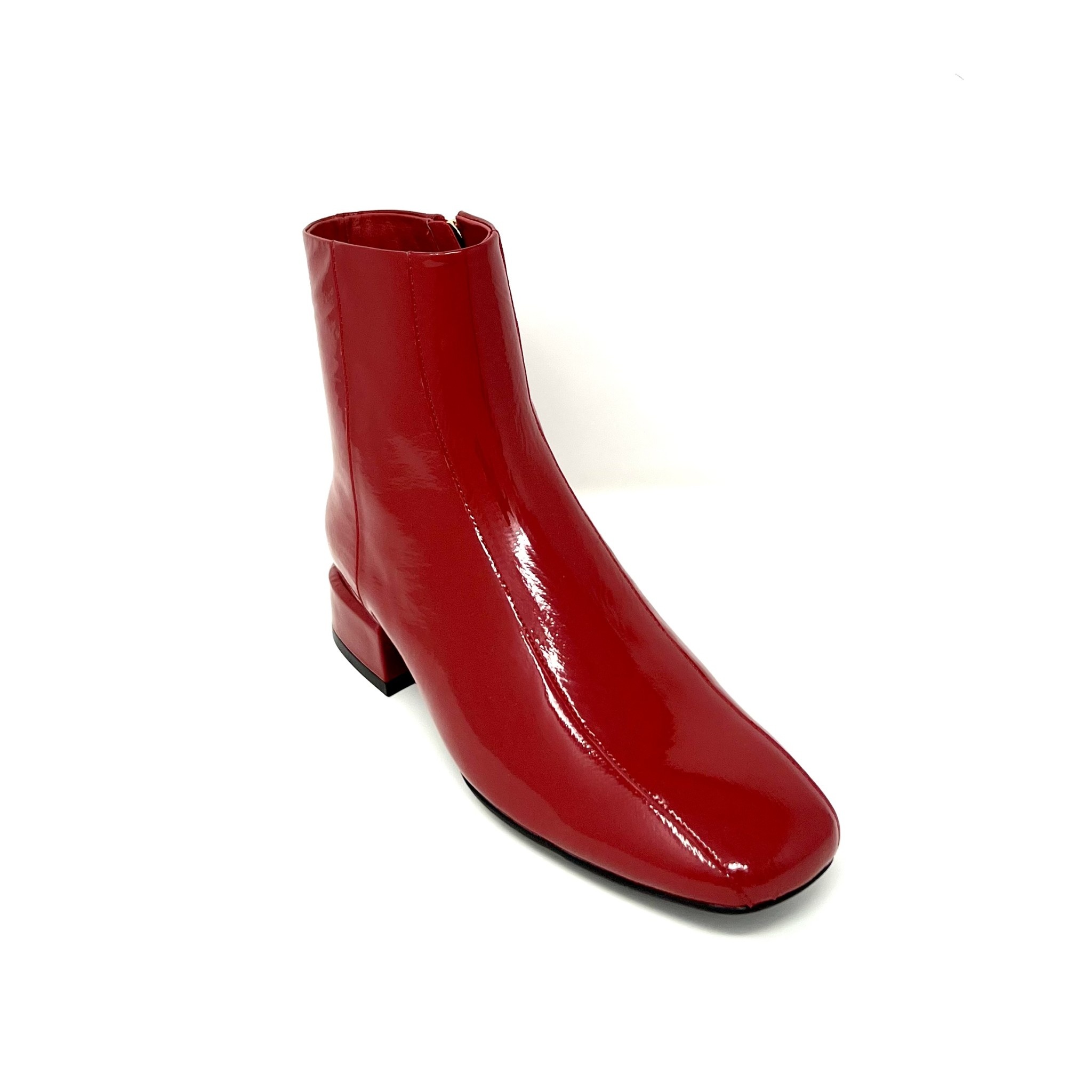 Patent pointed sales ankle boots