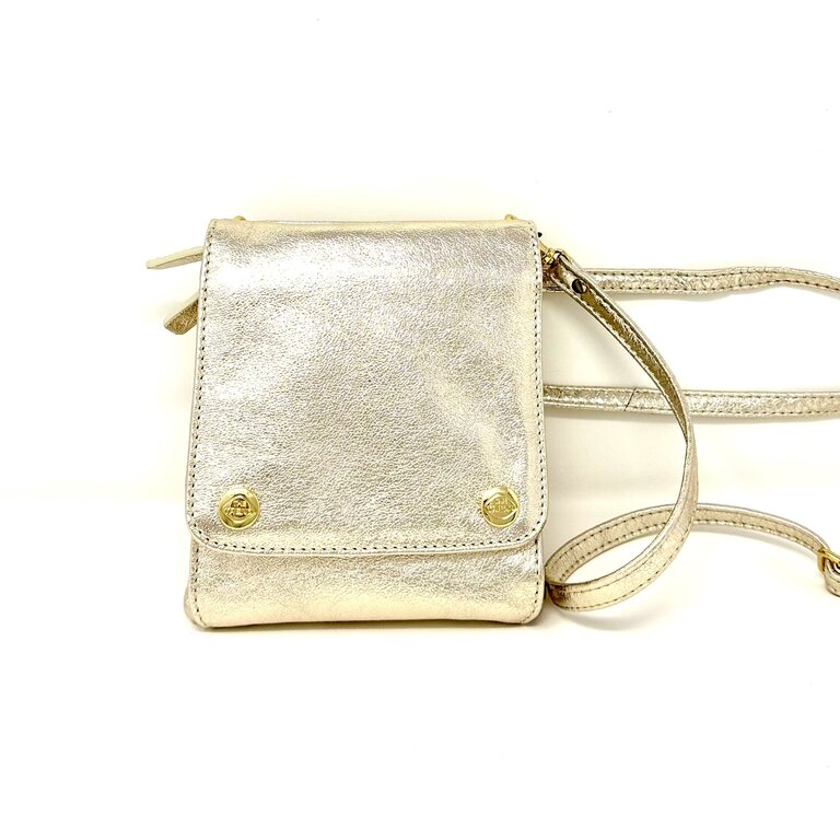 The Trend Italy Crossbody w/gold accents