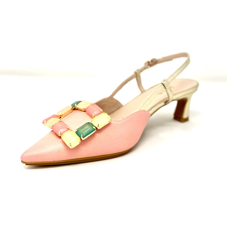 Lodi Chimane slingback w/jewels