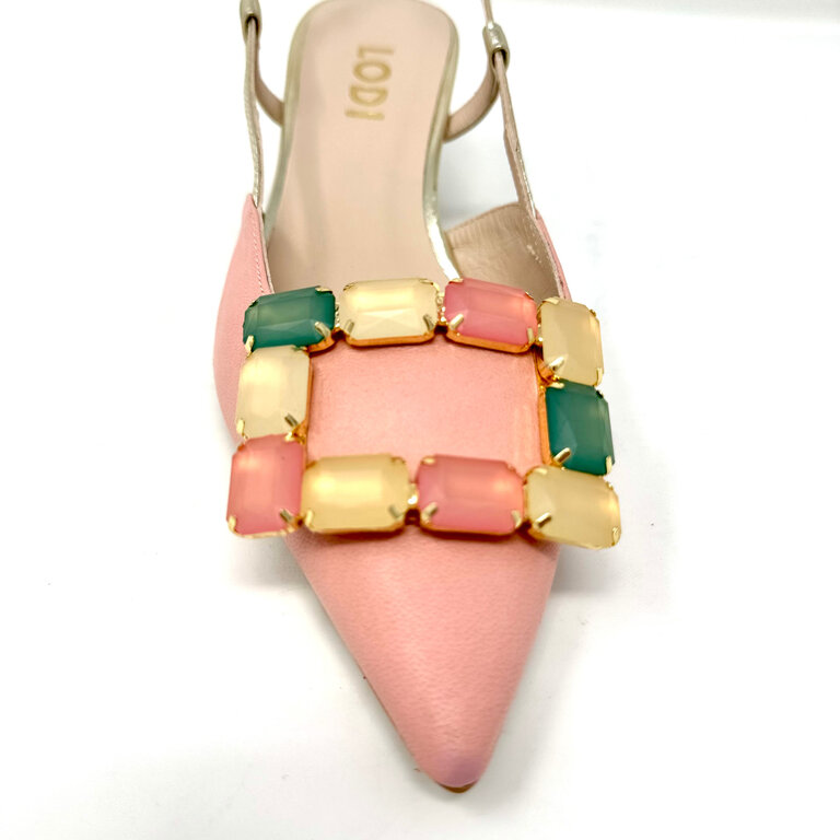 Lodi Chimane slingback w/jewels