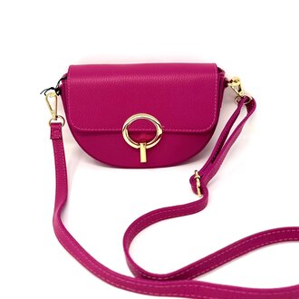 The Trend Italy Alloro crossbody w/gold clasp The Trend Italy Alloro crossbody w/gold clasp